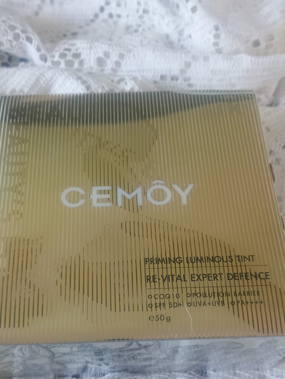 CEMÔY Re-Vital Expert Defence Priming Luminous Tint SPF 50+ 50g New Sealed